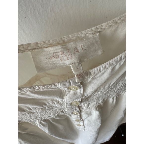 The Great THE EYELET RUFFLE TANK NIGHT DRESS - Picture 6 of 8